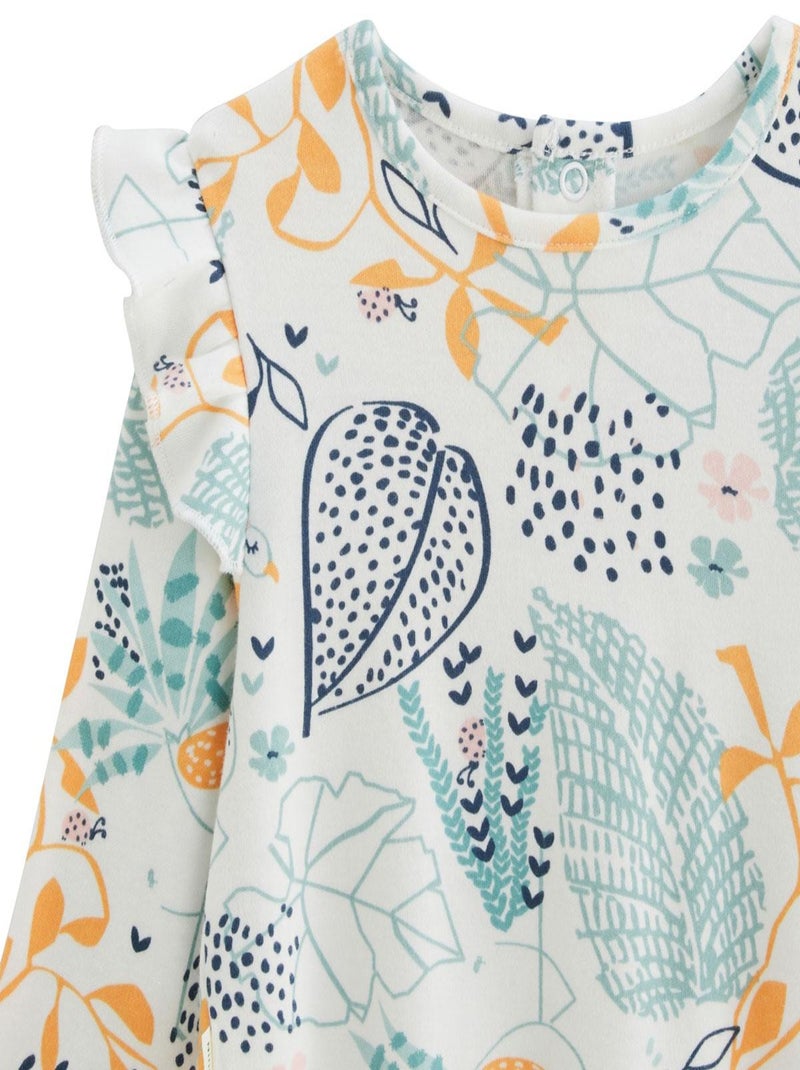 Lot de 2 pyjamas b?b? Holamuchacha Ecru - Kiabi