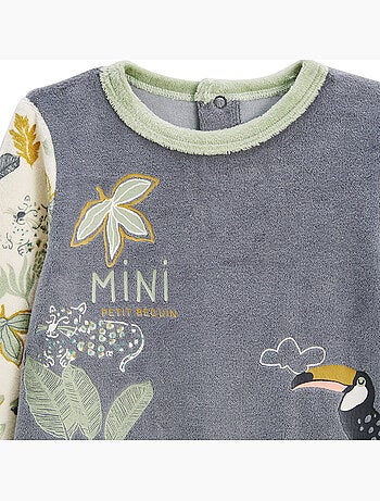 Lot de 2 pyjamas bébé en velours boavista