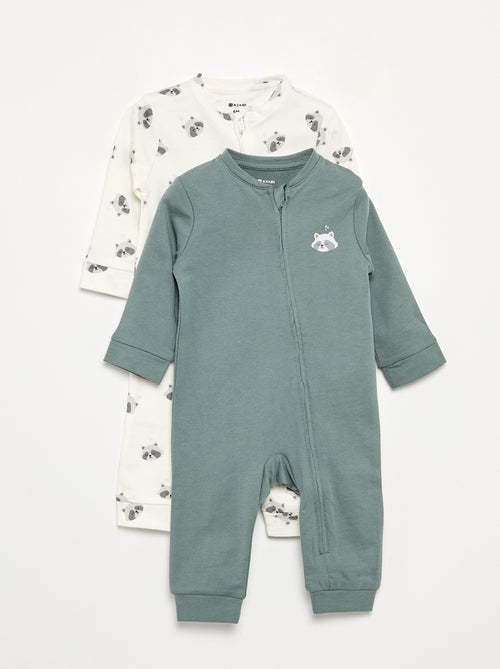 Lot de 2 pyjamas dors bien en coton - Kiabi