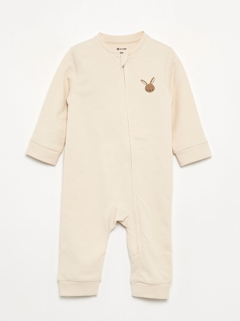 Lot de 2 pyjamas dors bien en coton Marron - Kiabi
