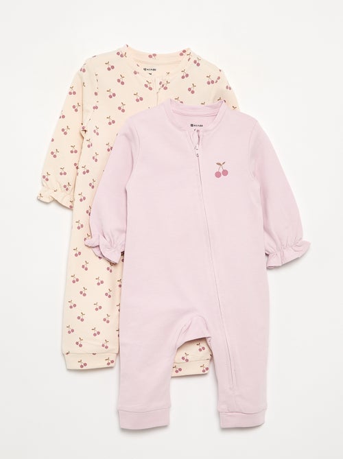 Lot de 2 pyjamas dors bien en coton - Kiabi