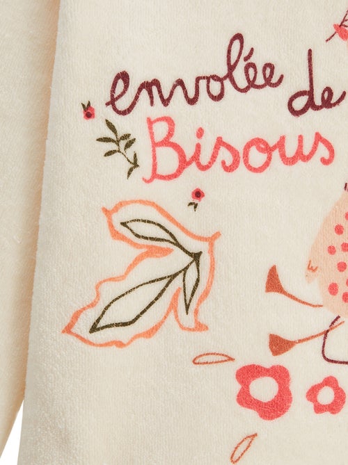 Lot de 2 pyjamas enfant 2 pièces en velours avec pieds retroussables Manouk - Kiabi Lot de 2 pyjamas enfant 2 pièces en velours avec pieds retroussables Manouk - Kiabi