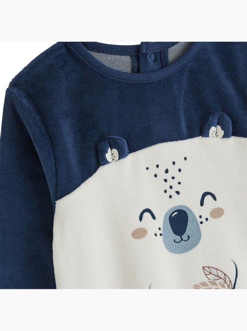 Lot de 2 pyjamas enfant 2 pièces en velours mathéo - Kiabi Lot de 2 pyjamas enfant 2 pièces en velours mathéo - Kiabi