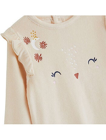 Lot de 2 pyjamas enfant 2 pièces en velours ollie