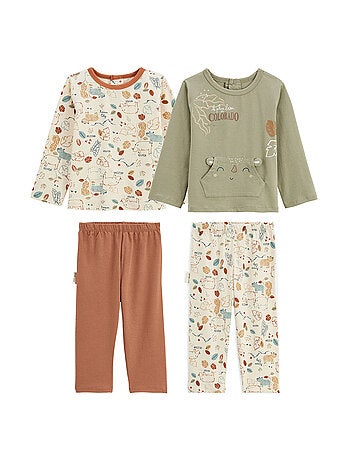 Lot de 2 pyjamas enfant 2 pièces kansas city