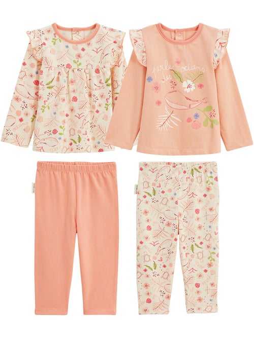 Lot de 2 pyjamas enfant 2 pièces Santa Giulia - Kiabi Lot de 2 pyjamas enfant 2 pièces Santa Giulia - Kiabi