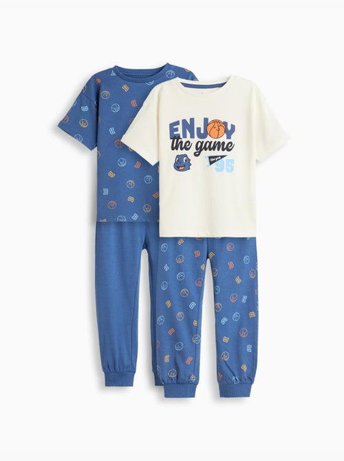 Lot de 2 pyjamas jersey, MO Fashion - Kiabi Lot de 2 pyjamas jersey, MO Fashion - Kiabi