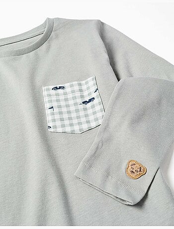 Lot de 2 pyjamas longs en coton avec imprimés voitures
