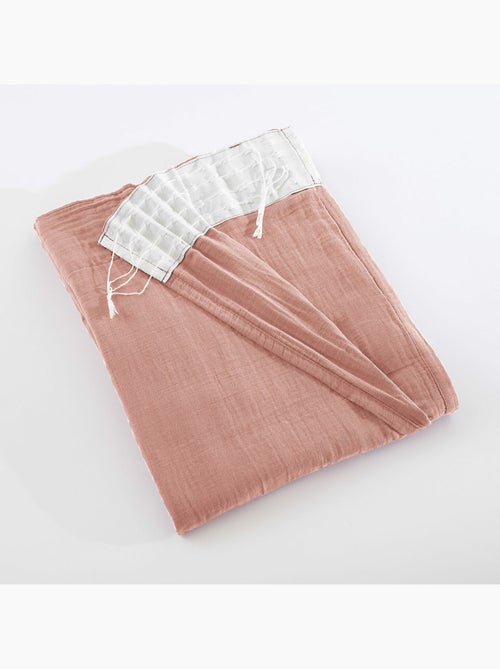 Lot de 2 rideaux galon fronceur double gaze de coton – gaïa - Kiabi Lot de 2 rideaux galon fronceur double gaze de coton – gaïa - Kiabi