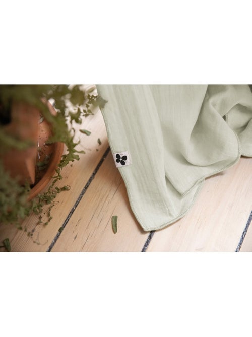 Lot de 2 rideaux gaze de coton - Kiabi Lot de 2 rideaux gaze de coton - Kiabi