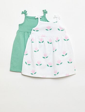 Lot de 2 robes à bretelles