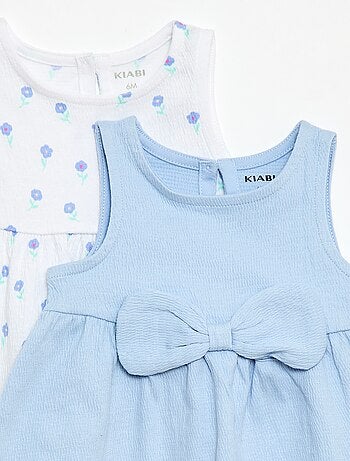 Lot de 2 robes avec nœud fantaisie