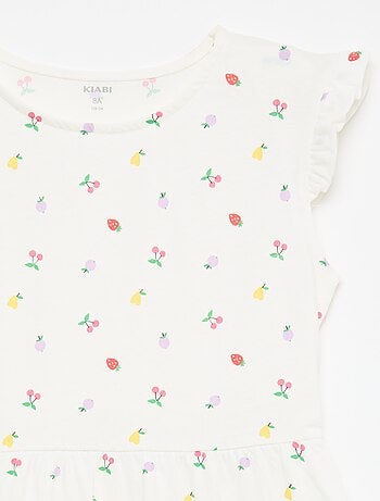 Lot de 2 robes en jersey sans manches avec volants