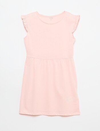 Lot de 2 robes en jersey sans manches avec volants