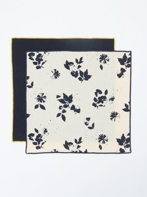 Lot de 2 serviettes de table 40 x 40 cm - Kiabi Home - Kiabi