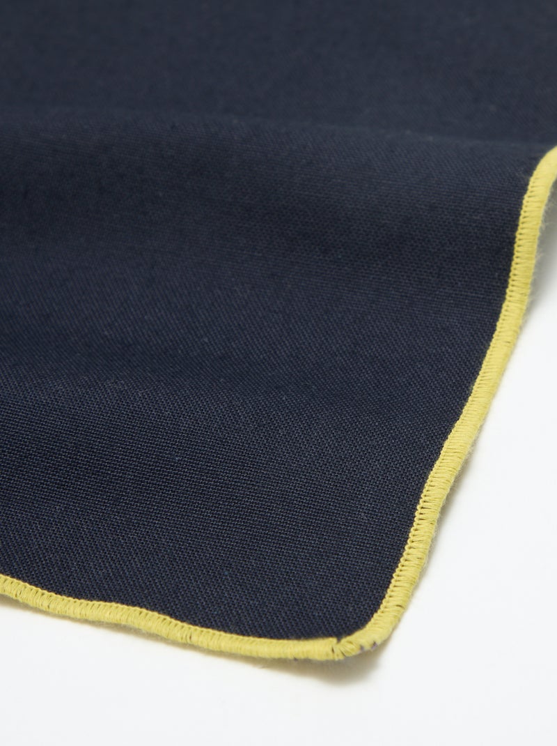 Lot de 2 serviettes de table 40 x 40 cm - Kiabi Home Bleu - Kiabi