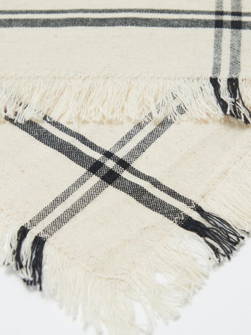 Lot de 2 serviettes de table 40x40 cm - Kiabi Home - Kiabi Lot de 2 serviettes de table 40x40 cm - Kiabi Home - Kiabi
