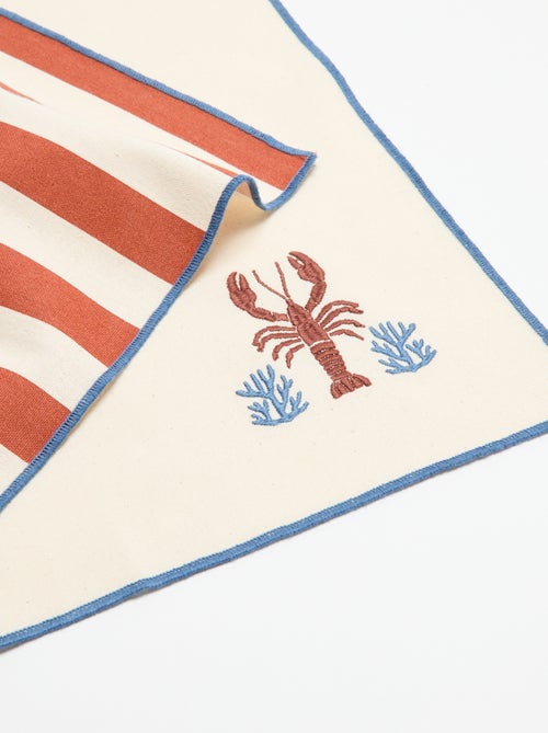 Lot de 2 serviettes de table - Kiabi