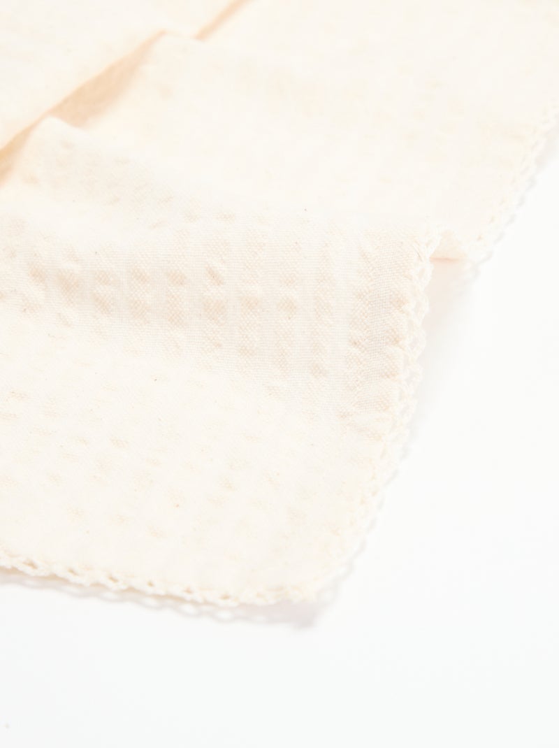 Lot de 2 serviettes de table Beige - Kiabi