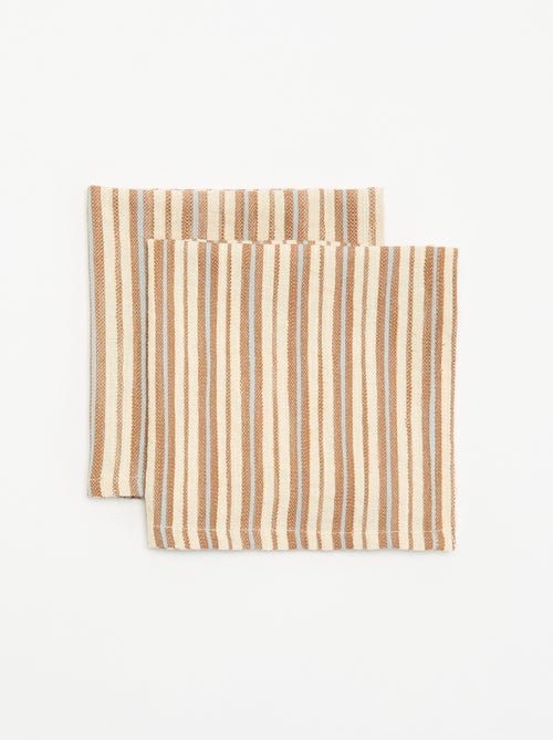 Lot de 2 serviettes de table - Kiabi Lot de 2 serviettes de table - Kiabi