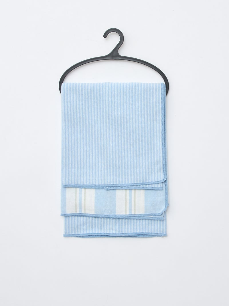 Lot de 2 serviettes de table Bleu - Kiabi