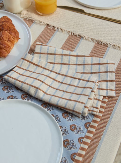 Lot de 2 serviettes de table - Kiabi Lot de 2 serviettes de table - Kiabi