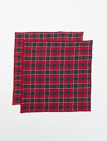 Lot de 2 serviettes de table imprimées - KIABI Home