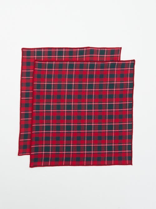 Lot de 2 serviettes de table imprimées - KIABI Home - Kiabi