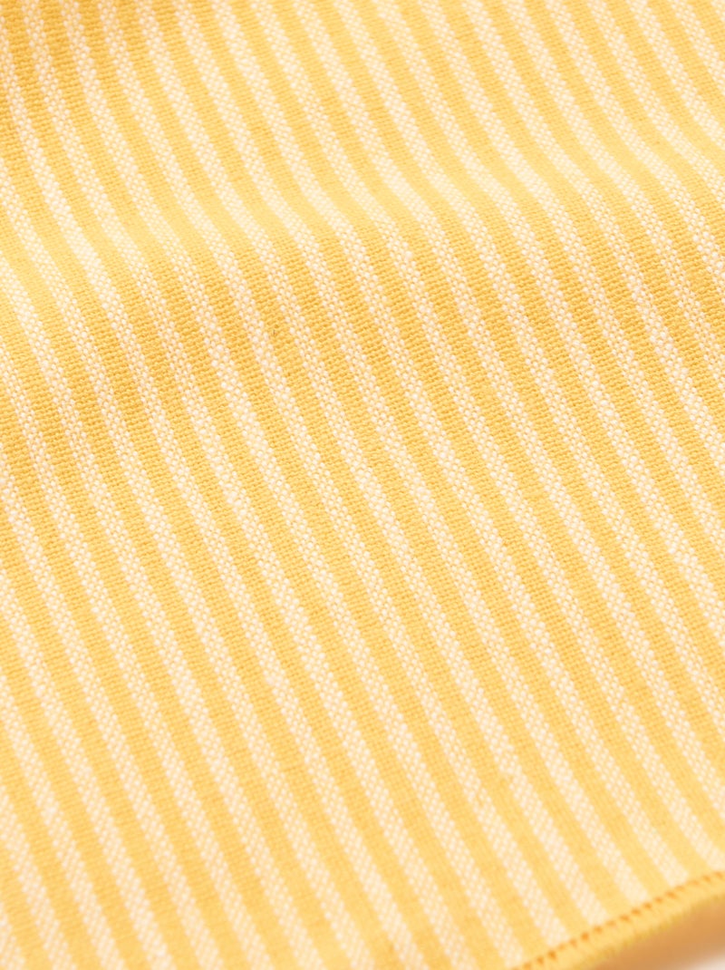 Lot de 2 serviettes de table Jaune - Kiabi