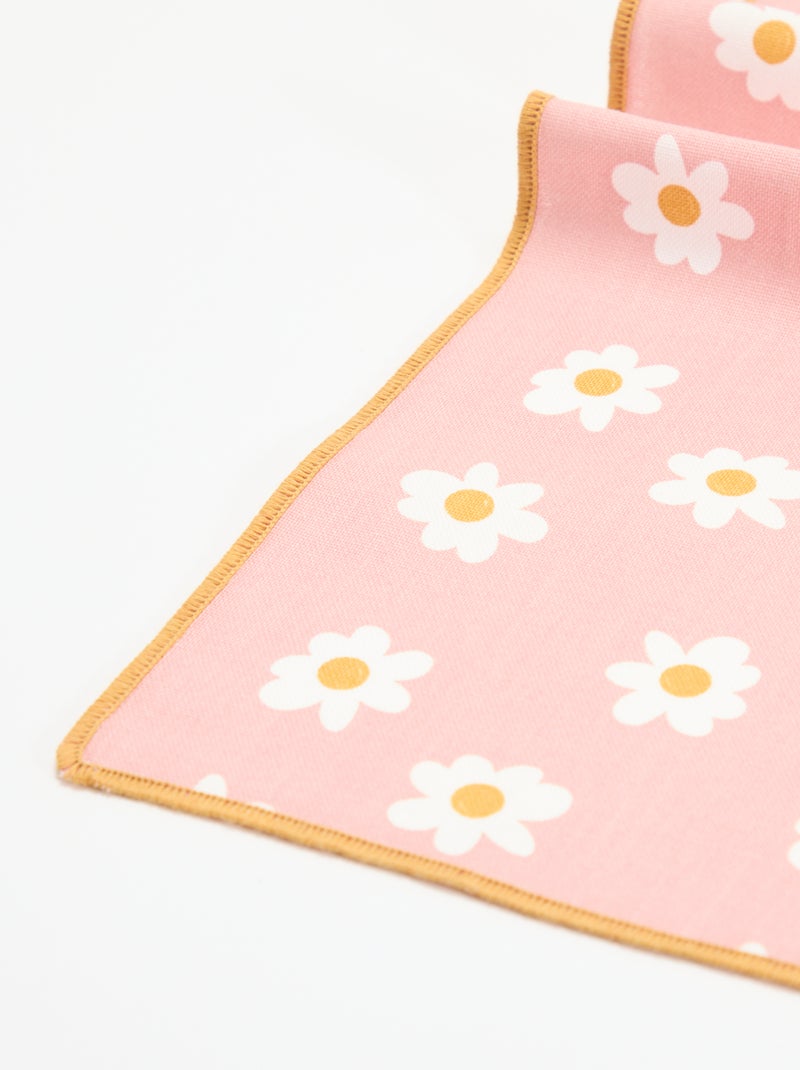 Lot de 2 serviettes de table Rose - Kiabi