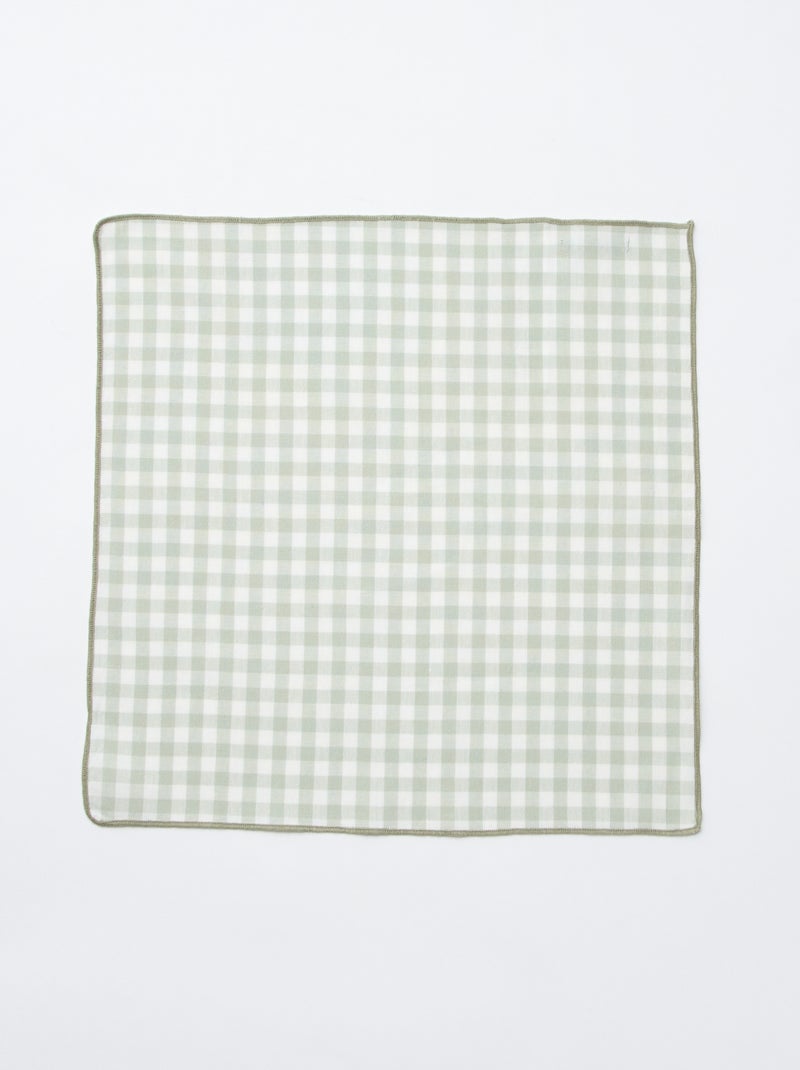 Lot de 2 serviettes de table Vert - Kiabi