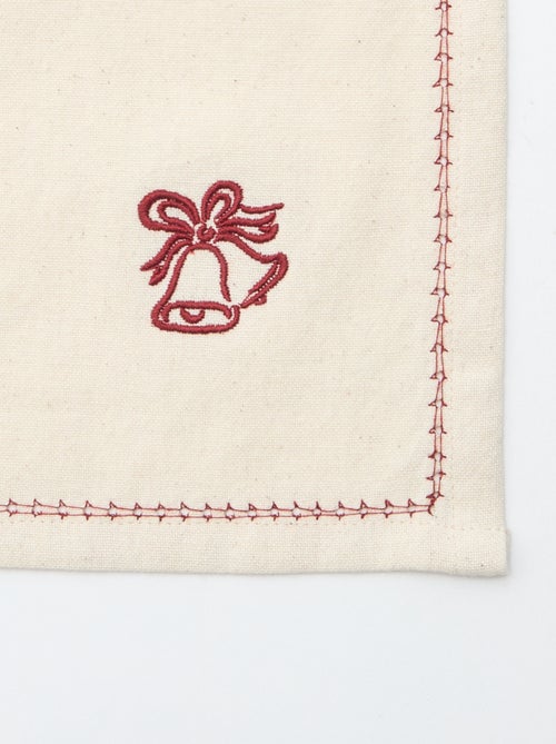 Lot de 2 serviettes en coton - Kiabi