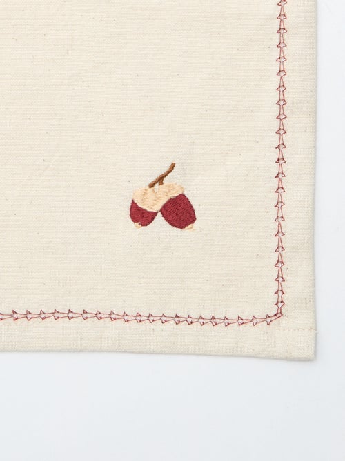 Lot de 2 serviettes en coton - Kiabi