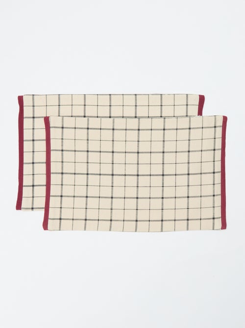 Lot de 2 sets de table - Kiabi Home - Kiabi