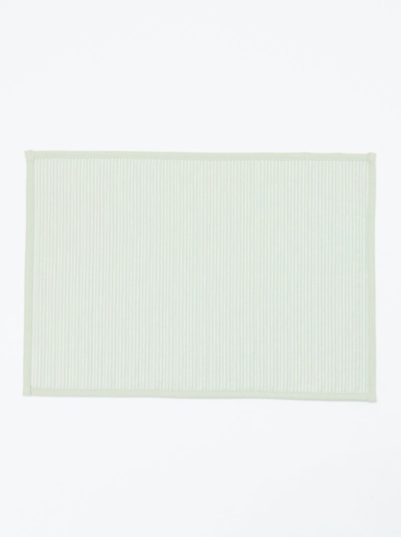 Lot de 2 sets de table à carreaux Vert - Kiabi
