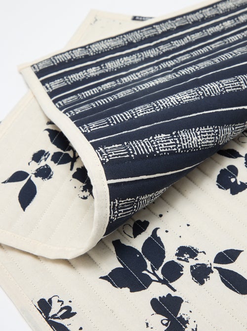 Lot de 2 sets de table à imprimé - Kiabi Home - Kiabi