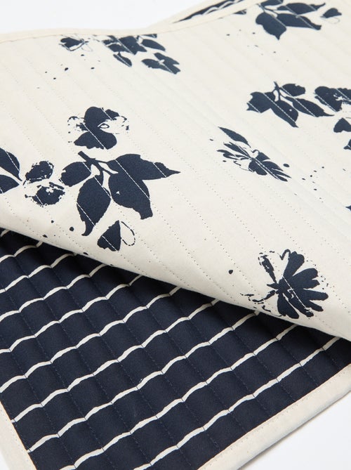 Lot de 2 sets de table à imprimé - Kiabi Home - Kiabi