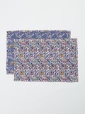 Lot de 2 sets de table fleuris (32x45 cm) - Kiabi Home BLEU - Kiabi