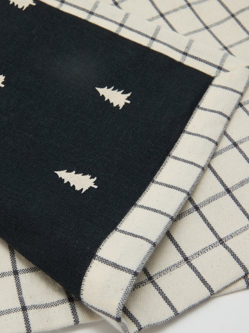 Lot de 2 sets de table imprimé Noël en coton 45x30 cm - Kiabi