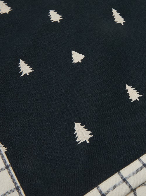 Lot de 2 sets de table imprimé Noël en coton 45x30 cm - Kiabi