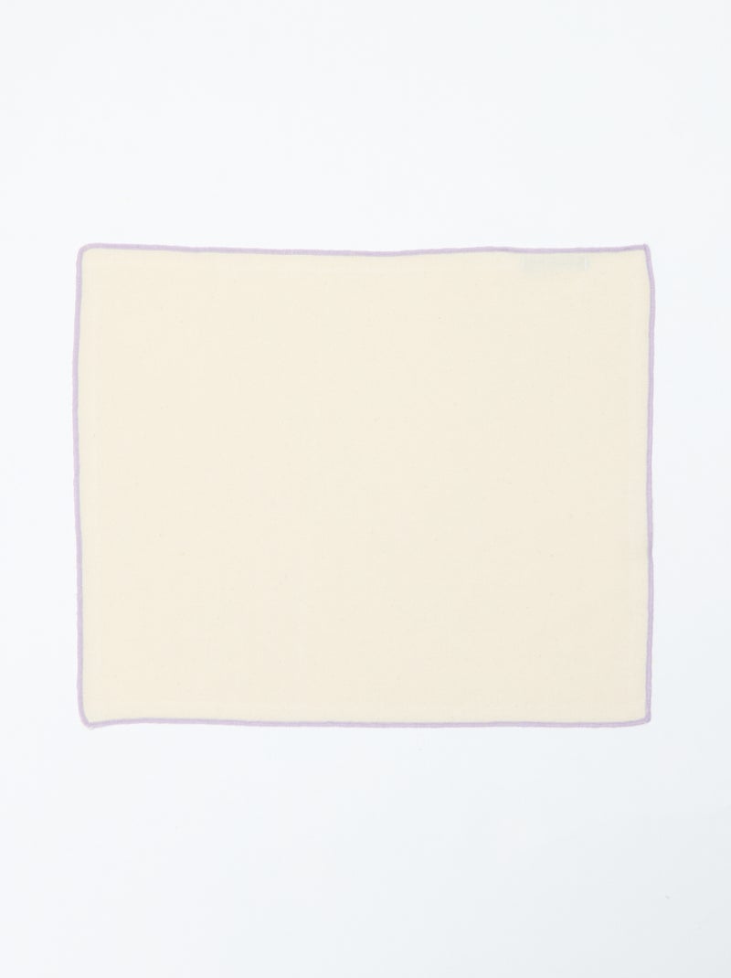 Lot de 2 sets de table/serviettes unis 2 en 1 (32x40 cm) - Kiabi Home Beige - Kiabi