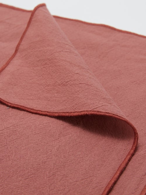 Lot de 2 sets de table/serviettes unis 2 en 1 (32x40 cm) - Kiabi Home - Kiabi Lot de 2 sets de table/serviettes unis 2 en 1 (32x40 cm) - Kiabi Home - Kiabi