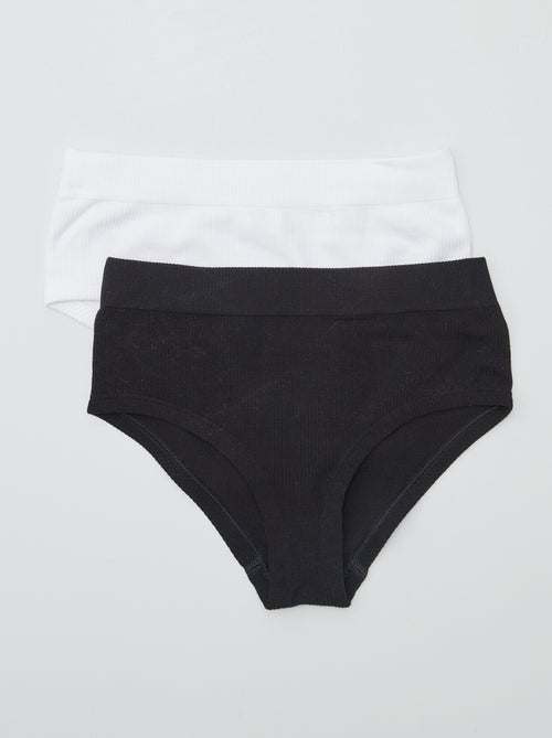 Lot de 2 shorties côtelés - Kiabi