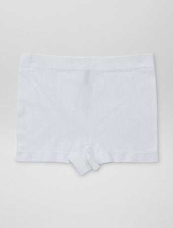 Lot de 2 shorties en maille côtelée