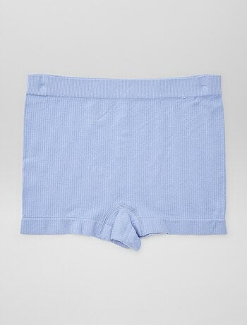 Lot de 2 shorties en maille côtelée