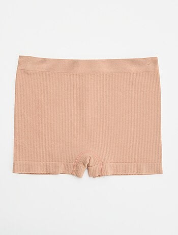 Lot de 2 shorties en maille côtelée