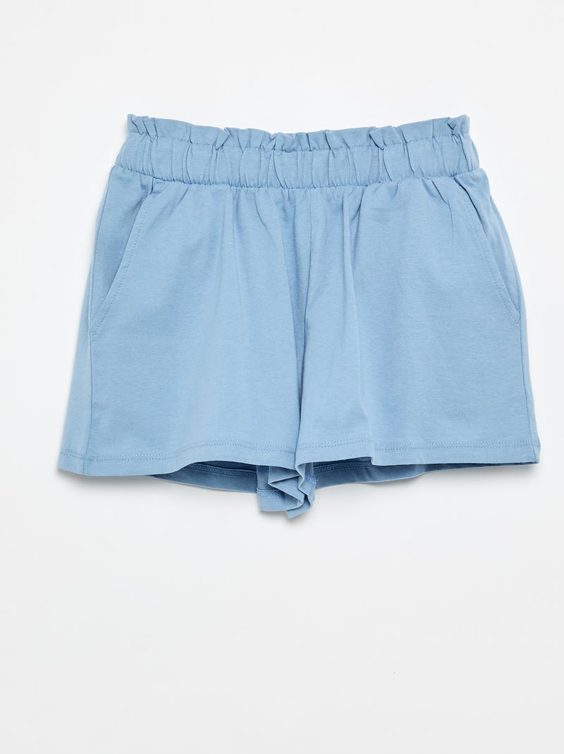Lot de 2 shorts à la taille élastiquée Blanc - Kiabi