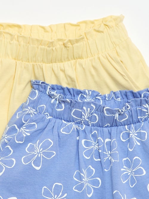 Lot de 2 shorts à la taille élastiquée - Kiabi