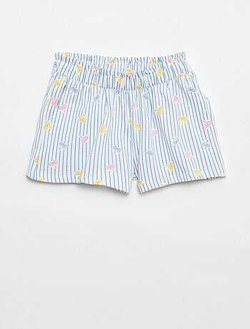 Lot de 2 shorts à la taille élastiquée