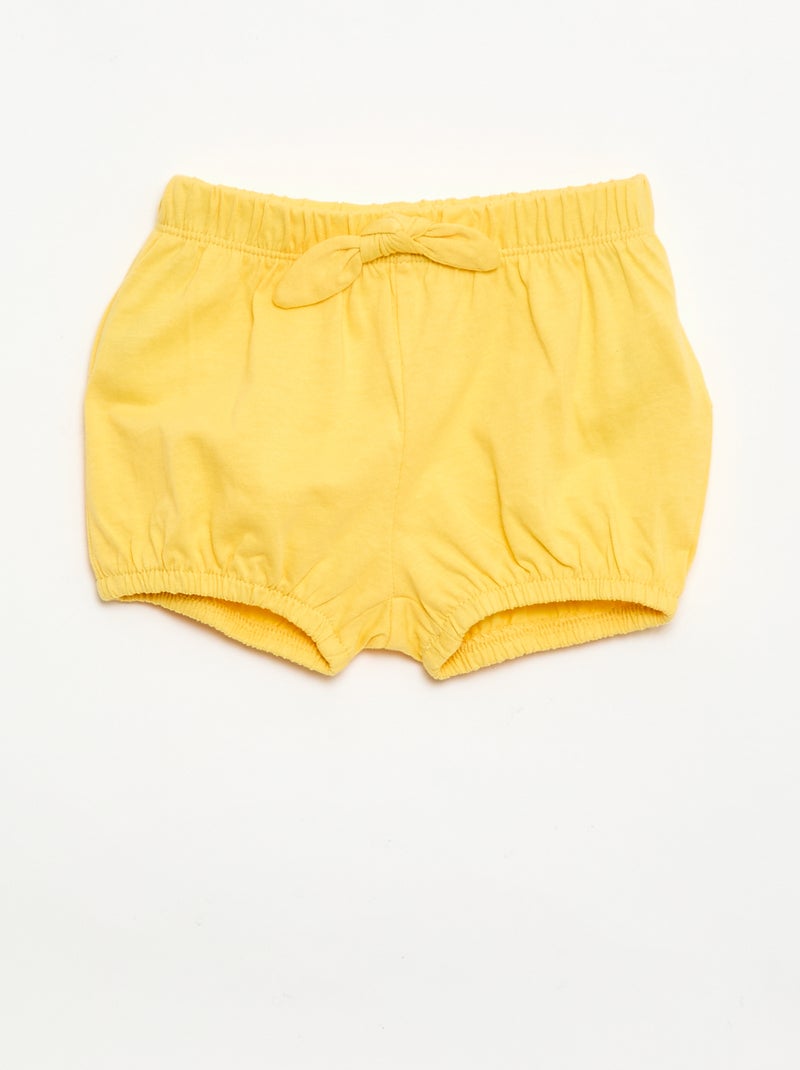 Lot de 2 shorts avec nœuds fantaisie Bleu - Kiabi